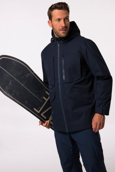 Jay-Pi Ski Jacket Functional Waterproof Windproof Navy - Slidinėjimo apranga - Didelių dydžių žieminiai drabužiai