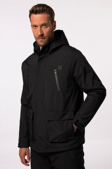 Jay-Pi Ski Jacket Functional Waterproof Windproof Breathable Black - Slidinėjimo apranga - Didelių dydžių žieminiai drabužiai