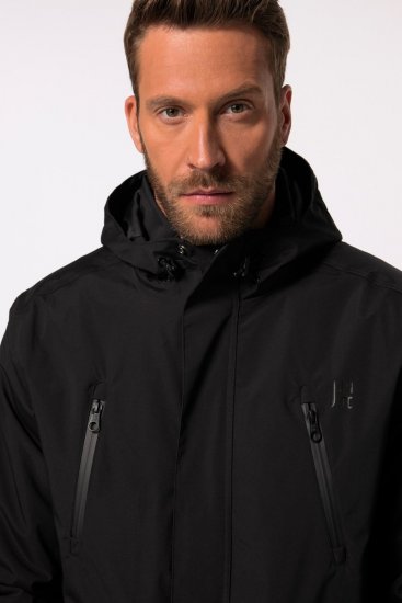 Jay-Pi Ski Jacket Functional Waterproof Windproof Breathable Black - Slidinėjimo apranga - Didelių dydžių žieminiai drabužiai