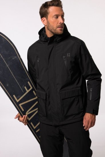 Jay-Pi Ski Jacket Functional Waterproof Windproof Breathable Black - Slidinėjimo apranga - Didelių dydžių žieminiai drabužiai
