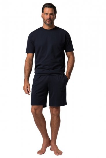 JP1880 829513 Pižama trumpas modelis bellyfit Tamsiai mėlyna - Apatinis trikotažas ir plaukimo apranga - Apatinis trikotažas - 2XL-8XL