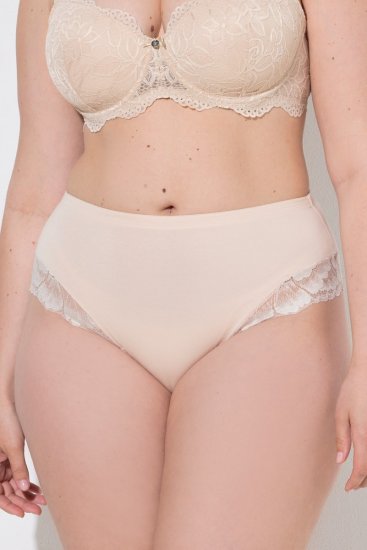 Ulla Popken 830094 Kelnaitės su nėriniais 2 vnt. Smėlio - Kelnaitės - 