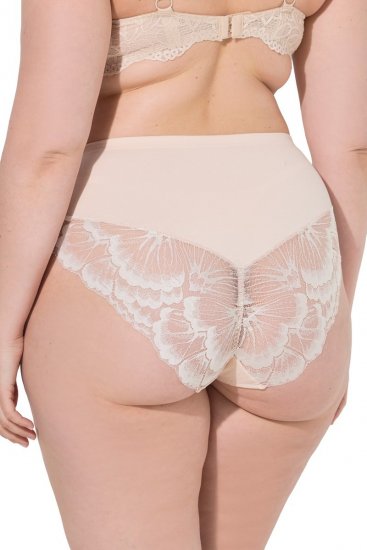 Ulla Popken 830094 Kelnaitės su nėriniais 2 vnt. Smėlio - Kelnaitės - 