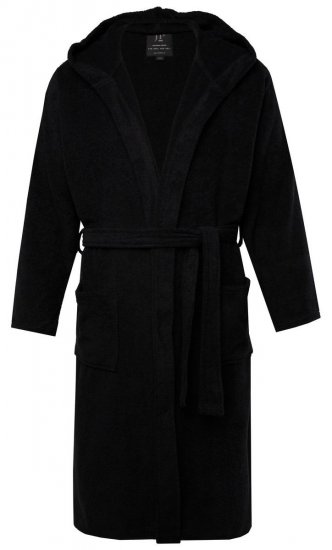 JP1880 Bathrobe Terry Black - Apatinis trikotažas ir plaukimo apranga - Apatinis trikotažas - 2XL-8XL