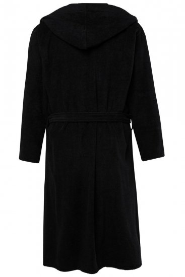JP1880 Bathrobe Terry Black - Apatinis trikotažas ir plaukimo apranga - Apatinis trikotažas - 2XL-8XL