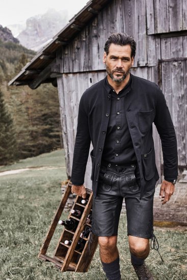 JP1880 Comfortable & Stretchy FLEXNAMIC® Light Jacket Black - Didelės vyriškos striukės - Didelės vyriškos striukės