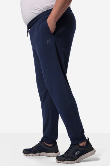 Men+ 111 Sportinės kelnės bellyfit Tamsiai mėlyna - Laisvalaikio kelnės ir šortai - Laisvalaikio Kelnės ir Šortai - 2XL-12XL