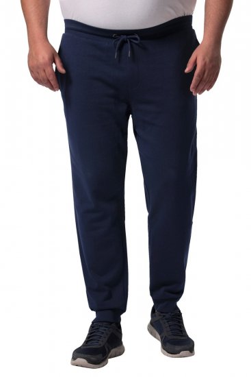 Men+ 111 Sportinės kelnės bellyfit Tamsiai mėlyna - Laisvalaikio kelnės ir šortai - Laisvalaikio Kelnės ir Šortai - 2XL-12XL