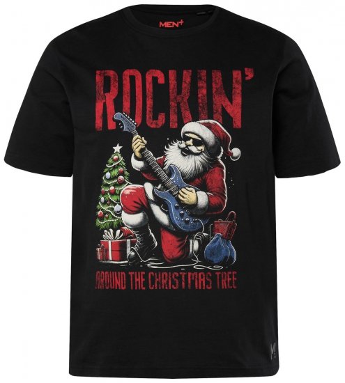 Men+ 180 Marškinėliai Rockin' Juoda - Marškinėliai - Marškinėliai - 2XL-14XL
