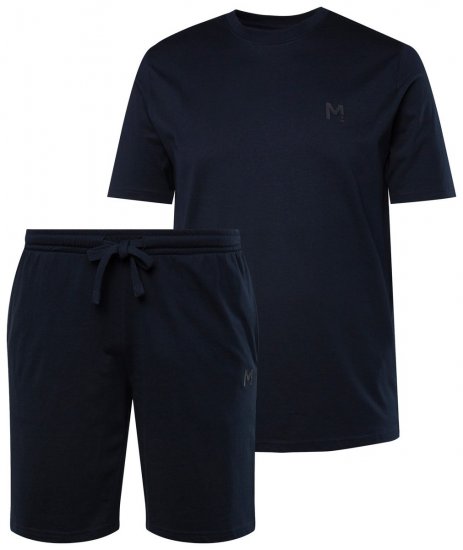 Men+ 196 Pižama trumpas modelis Tamsiai mėlyna - Apatinis trikotažas ir plaukimo apranga - Apatinis trikotažas - 2XL-8XL