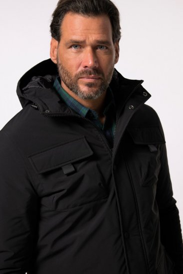 JP1880 Field Jacket Wind-repellent Black - Didelės vyriškos striukės - Didelės vyriškos striukės