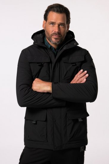 JP1880 Field Jacket Wind-repellent Black - Didelės vyriškos striukės - Didelės vyriškos striukės