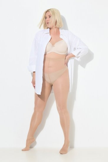 Ulla Popken 833654 Kompresinės pėdkelnės Smėlio - Pėdkelnės & kojinės - 