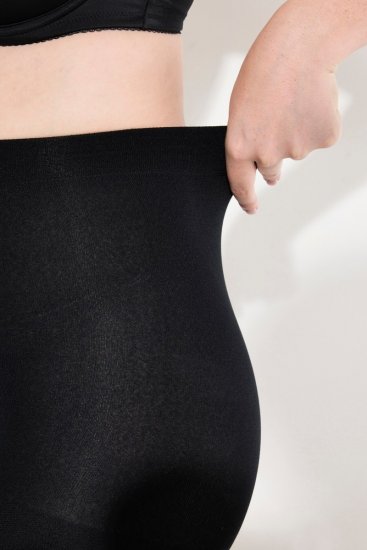 Ulla Popken 833809 Pėdkelnės su gyvūnų raštu Juoda - Pėdkelnės & kojinės - 