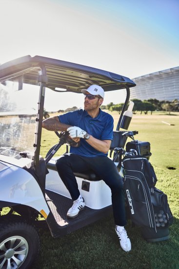 JP1880 Jay-Pi QuickDry Golf Polo Shirt Titanium Blue - Sportiniai drabuziai & outdoor - Dideliu dydziu sportiniai drabuziai vyrams