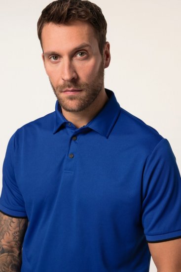 JP1880 Jay-Pi QuickDry Golf Polo Shirt Titanium Blue - Sportiniai drabuziai & outdoor - Dideliu dydziu sportiniai drabuziai vyrams