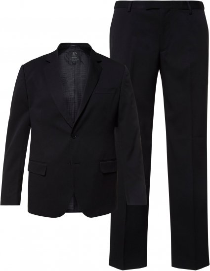 JP1880 Flexnamic Business Suit Konan Black - Kostiumai ir švarkai - Didelio dydžio kostiumai ir švarkai