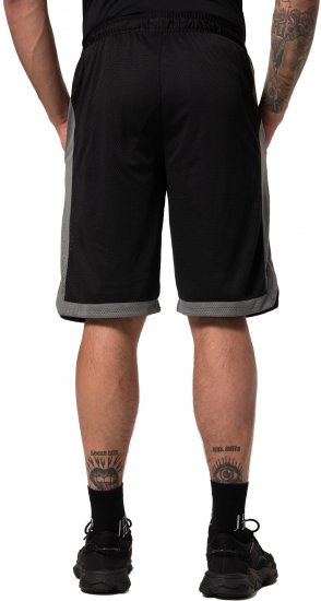 JP1880 Jay-Pi Bermuda QuickDry Mesh Fitness Shorts Black - Sportiniai drabuziai & Outdoor - Dideliu dydziu sportiniai drabuziai vyrams