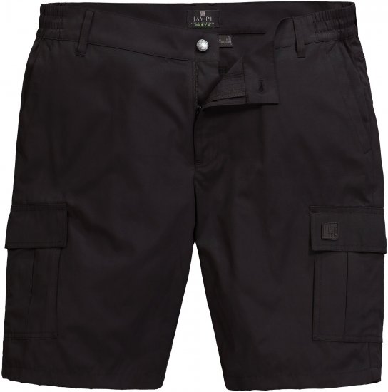 JP1880 Jay-Pi Bermuda QuickDry Cargo Shorts Black - Sportiniai drabuziai & outdoor - Dideliu dydziu sportiniai drabuziai vyrams