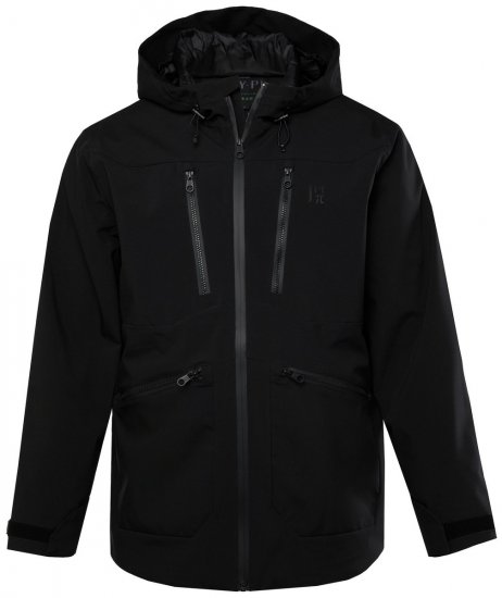Jay-Pi 834145 Neperšlampama funkcinė striukė Juoda - Sportiniai drabuziai & outdoor - Dideliu dydziu sportiniai drabuziai vyrams