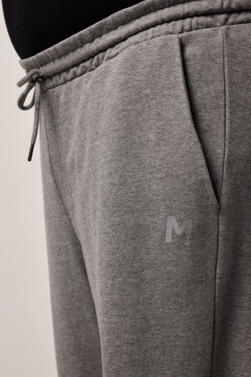 Men+ 852 Sportinės kelnės Pilka melanžinė - Laisvalaikio kelnės ir šortai - Laisvalaikio Kelnės ir Šortai - 2XL-12XL