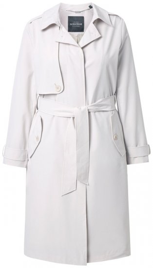 Ulla Popken 834990 Lietpaltis Taupe - Paltai - Didelių dydžių paltai moterims