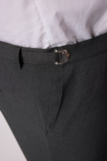 Men+ 065 Porto Kostiumo kelnės Pilka - Kostiumai ir švarkai - Didelio dydžio kostiumai ir švarkai