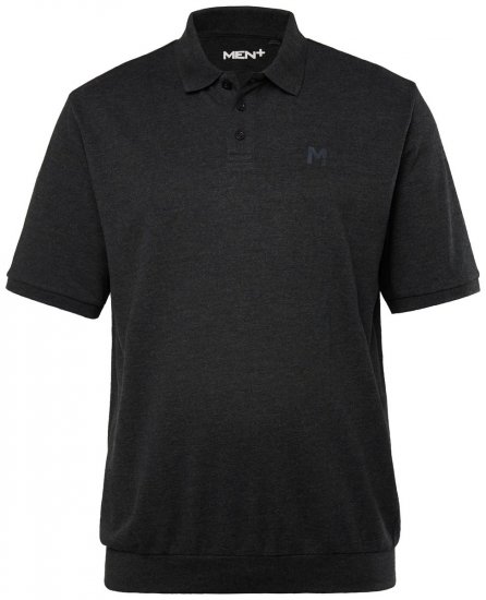 Men+ 264 Polo marškinėliai bellyfit Juoda - Polo marškinėliai - Polo marškinėliai - 2XL-8XL