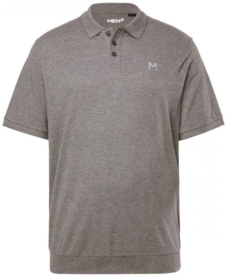 Men+ 264 Polo marškinėliai bellyfit Pilka melanžinė - Polo marškinėliai - Polo marškinėliai - 2XL-8XL
