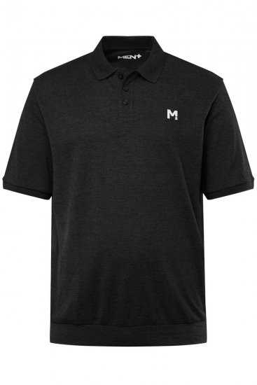 Men+ 266 Polo marškinėliai bellyfit Juoda 2 vnt. pakuotė - Polo marškinėliai - Polo marškinėliai - 2XL-8XL