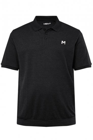 Men+ 266 Polo marškinėliai bellyfit Juoda 2 vnt. pakuotė - Polo marškinėliai - Polo marškinėliai - 2XL-8XL