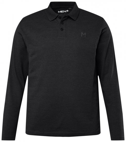 Men+ 270 Polo marškinėliai ilgomis rankovėmis Juoda - Polo marškinėliai - Polo marškinėliai - 2XL-8XL