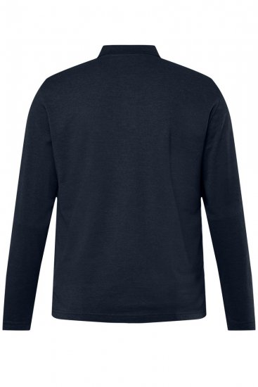 Men+ 270 Polo marškinėliai ilgomis rankovėmis Tamsiai mėlyna - Polo marškinėliai - Polo marškinėliai - 2XL-8XL