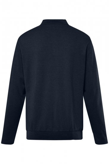 Men+ 274 Polo marškinėliai ilgomis rankovėmis bellyfit Tamsiai mėlyna - Polo marškinėliai - Polo marškinėliai - 2XL-8XL