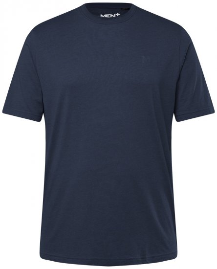 Men+ 276 Marškinėliai apvalia iškirpte Tamsiai mėlyna - Marškinėliai - Marškinėliai - 2XL-14XL