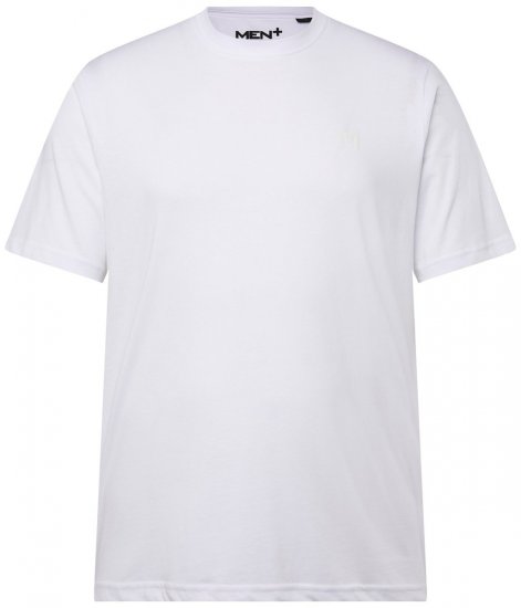 Men+ 276 Marškinėliai apvalia iškirpte Balta - Marškinėliai - Marškinėliai - 2XL-14XL