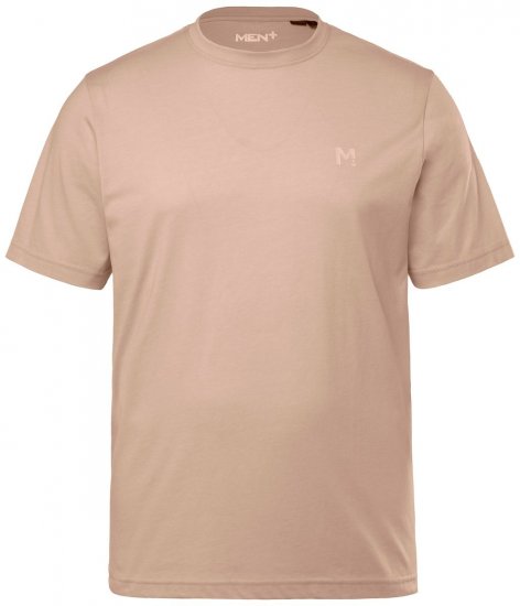 Men+ 276 Marškinėliai apvalia iškirpte Smėlio - Marškinėliai - Marškinėliai - 2XL-14XL