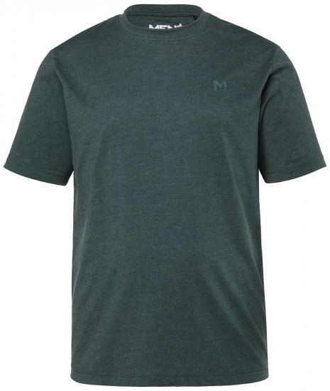 Men+ 276 Marškinėliai apvalia iškirpte Tamsiai žalia - Marškinėliai - Marškinėliai - 2XL-14XL
