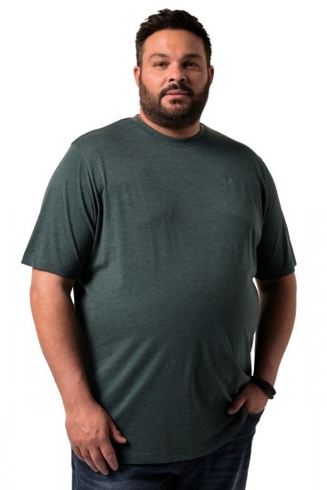 Men+ 276 Marškinėliai apvalia iškirpte Tamsiai žalia - Marškinėliai - Marškinėliai - 2XL-14XL