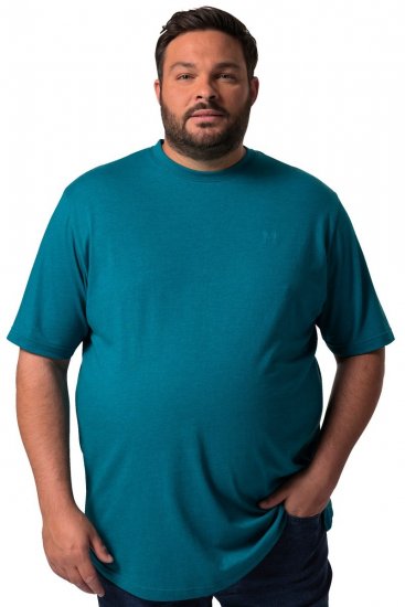Men+ 276 Marškinėliai apvalia iškirpte Pilkšvai mėlyna - Marškinėliai - Marškinėliai - 2XL-14XL