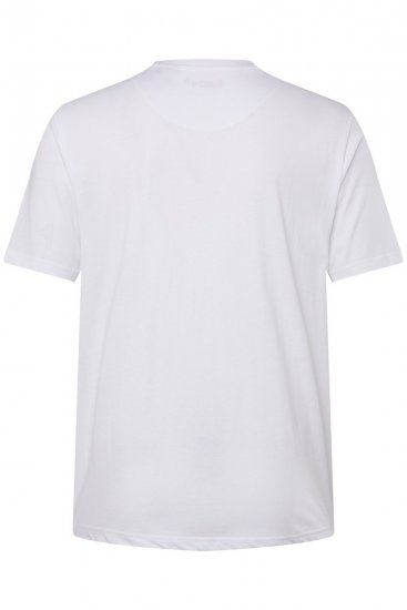 Men+ 279 Marškinėliai V formos iškirpte Balta - Marškinėliai - Marškinėliai - 2XL-14XL