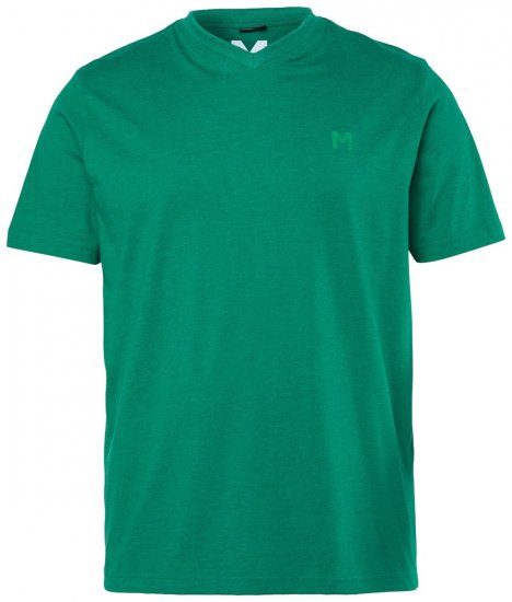 Men+ 279 Marškinėliai V formos iškirpte Smaragdo žalia - Marškinėliai - Marškinėliai - 2XL-14XL