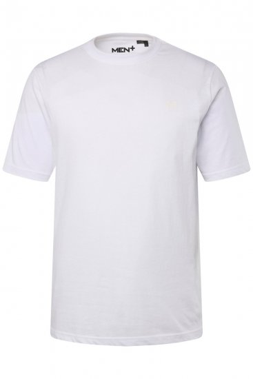 Men+ 285 Marškinėliai apvalia iškirpte Balta 2 vnt. pakuotė - Marškinėliai - Marškinėliai - 2XL-14XL