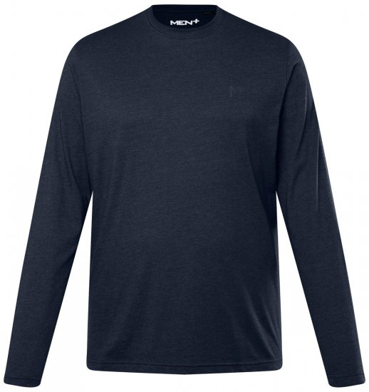 Men+ 307 Marškinėliai ilgomis rankovėmis Tamsiai mėlyna - Marškinėliai - Marškinėliai - 2XL-14XL