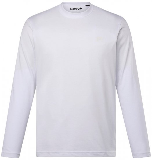 Men+ 307 Marškinėliai ilgomis rankovėmis Balta - Marškinėliai - Marškinėliai - 2XL-14XL