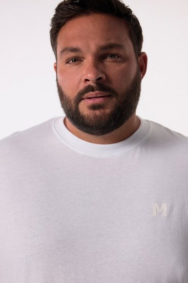 Men+ 307 Marškinėliai ilgomis rankovėmis Balta - Marškinėliai - Marškinėliai - 2XL-14XL