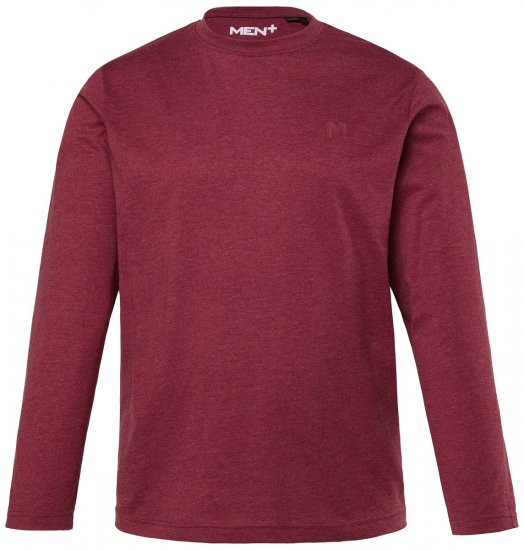 Men+ 307 Marškinėliai ilgomis rankovėmis Baklažaninė - Marškinėliai - Marškinėliai - 2XL-14XL