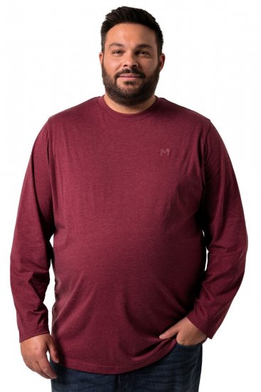Men+ 307 Marškinėliai ilgomis rankovėmis Baklažaninė - Marškinėliai - Marškinėliai - 2XL-14XL