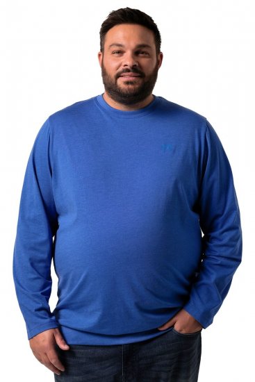Men+ 313 Marškinėliai ilgomis rankovėmis bellyfit Kobalto mėlyna - Marškinėliai - Marškinėliai - 2XL-14XL