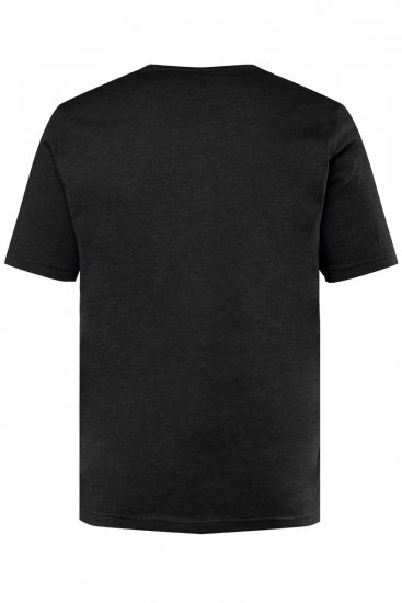 Men+ 365 Henley marškinėliai Juoda - Marškinėliai - Marškinėliai - 2XL-14XL